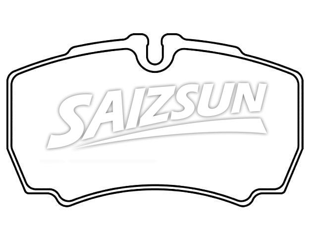 刹车片 Brake Pad Set:424 708 41
