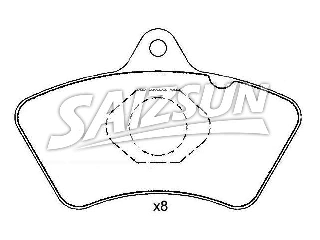 刹车片 Brake Pad Set:8 284 058 204