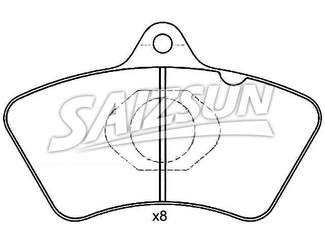 刹车片 Brake Pad Set:8 284 000 196