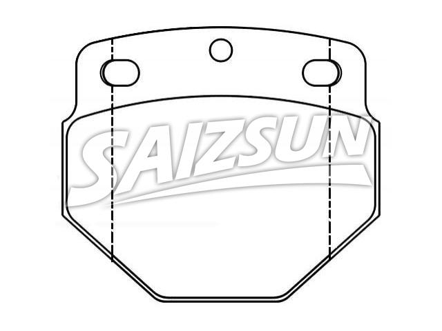 刹车片 Brake Pad Set:1802.200.62