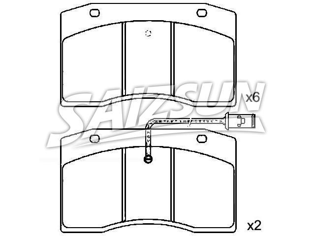 刹车片 Brake Pad Set:9316 1314