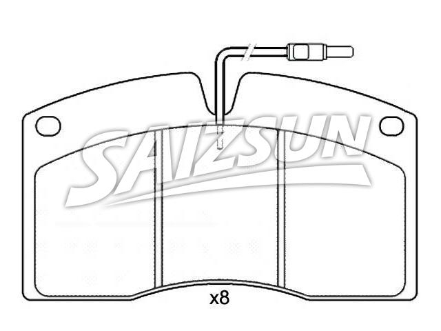 刹车片 Brake Pad Set:5001 821 995