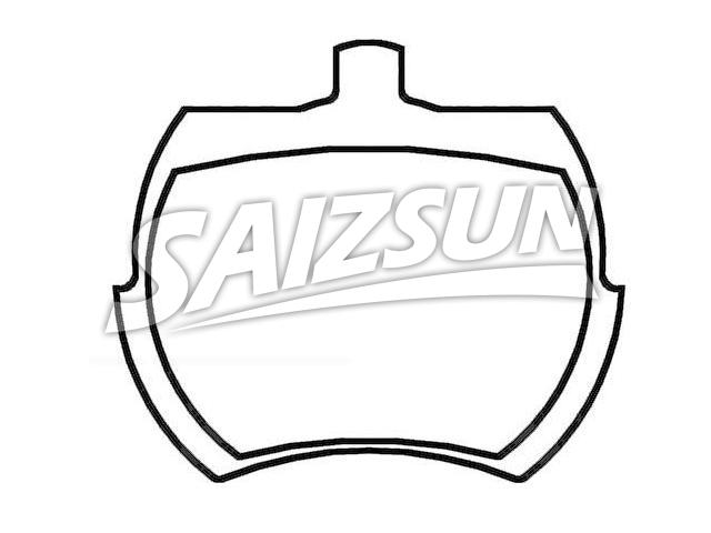刹车片 Brake Pad Set:GBP90177