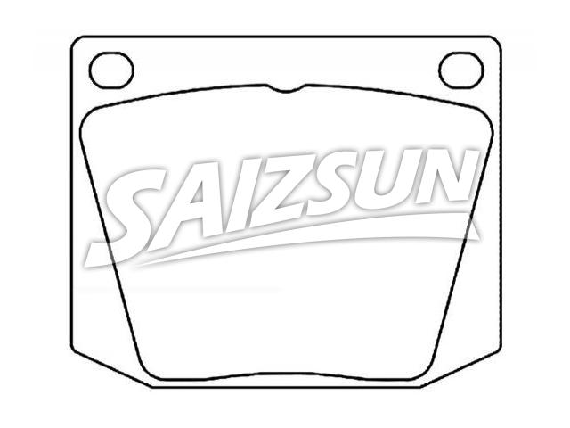 тормозная кладка Brake Pad Set:GBP90110