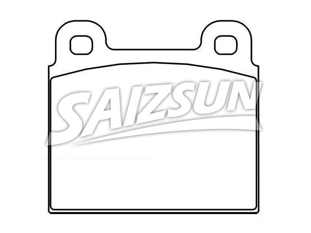 刹车片 Brake Pad Set:0060 713 601 00
