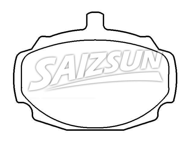 тормозная кладка Brake Pad Set:GBP90202