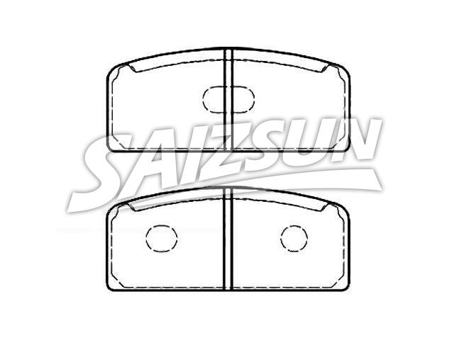 тормозная кладка Brake Pad Set:0996038000