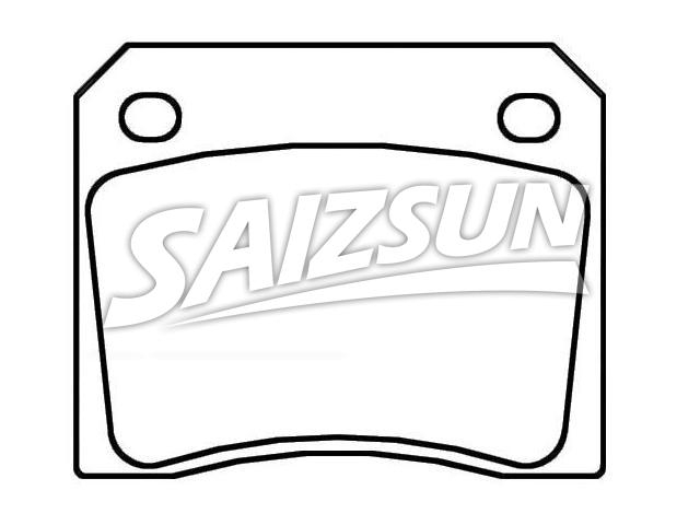 тормозная кладка Brake Pad Set:GBP90141