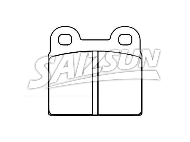 тормозная кладка Brake Pad Set:89 61 856