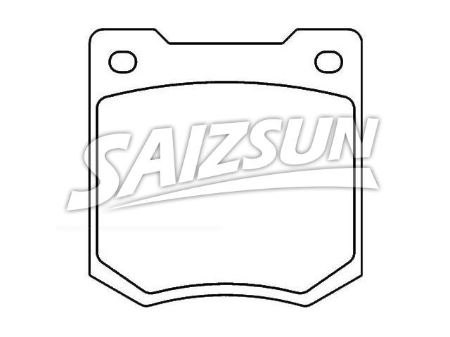 тормозная кладка Brake Pad Set:GBP90109