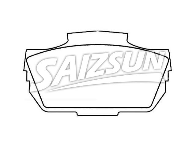 тормозная кладка Brake Pad Set:78 68 284