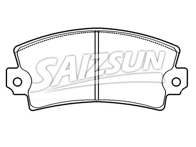 тормозная кладка Brake Pad Set:8455000902