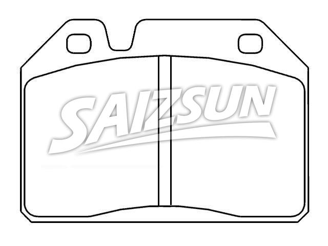 тормозная кладка Brake Pad Set:4244.53