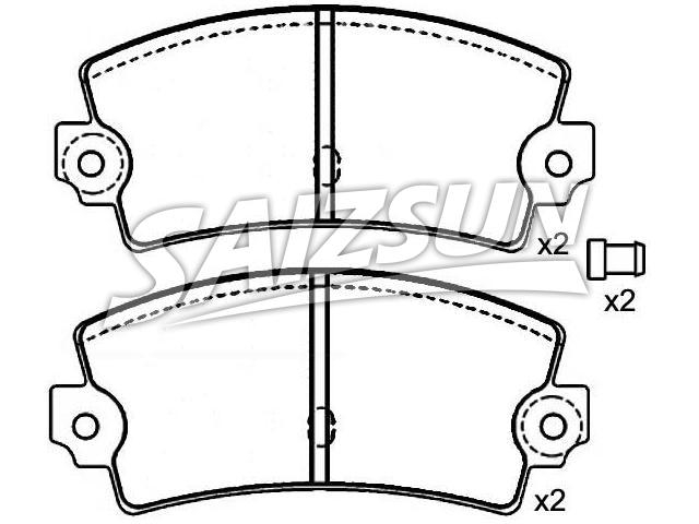 тормозная кладка Brake Pad Set:77 01 602 289