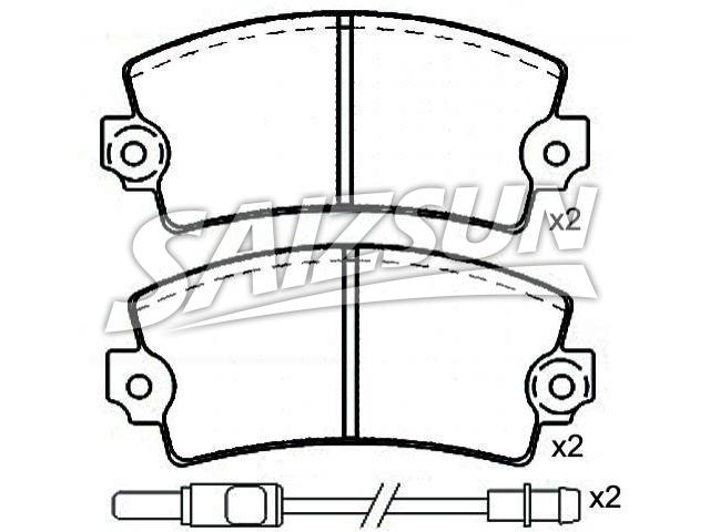 тормозная кладка Brake Pad Set:77 97 444 870