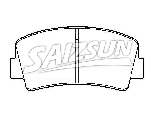 тормозная кладка Brake Pad Set:5-47619-033-0