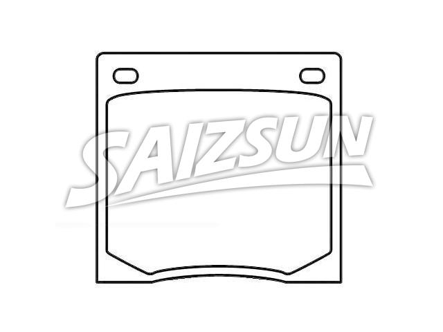 тормозная кладка Brake Pad Set:45022-634-670