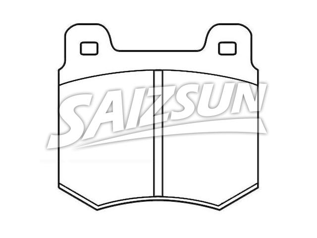 тормозная кладка Brake Pad Set:803 698 151 E