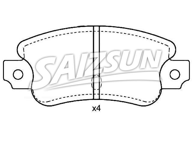 тормозная кладка Brake Pad Set:006 303 78 00