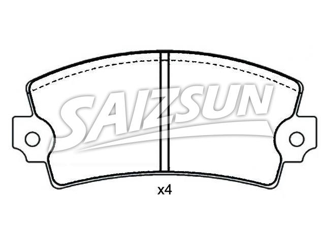 тормозная кладка Brake Pad Set:77 01 200 320