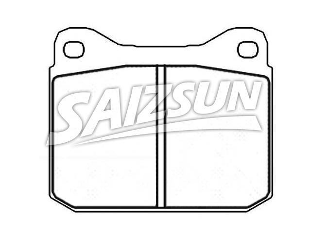 тормозная кладка Brake Pad Set:001 586 63 42