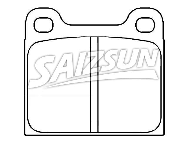 тормозная кладка Brake Pad Set:0060 526 040