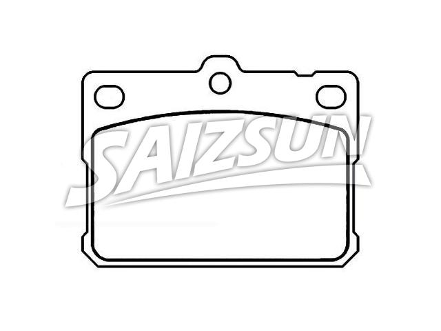 тормозная кладка Brake Pad Set:04491-12141
