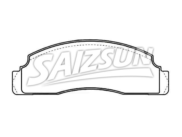 тормозная кладка Brake Pad Set:1 527 588