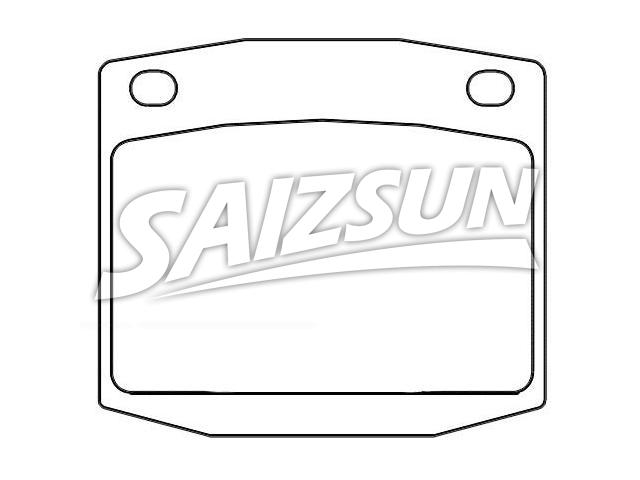 тормозная кладка Brake Pad Set:41060-G3425