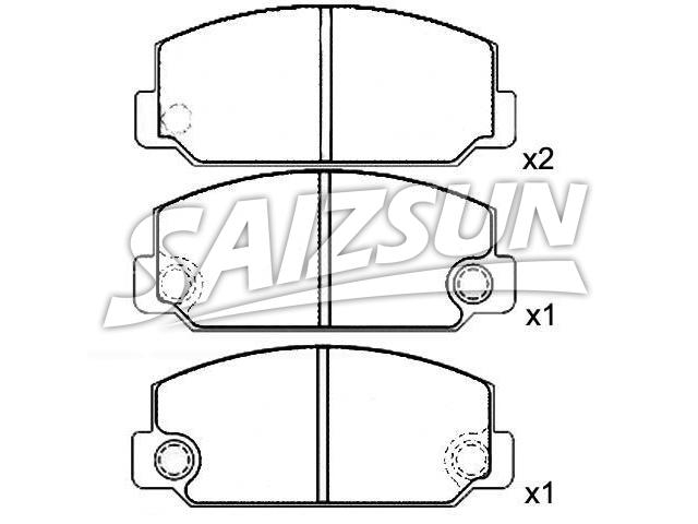 тормозная кладка Brake Pad Set:04491-20062