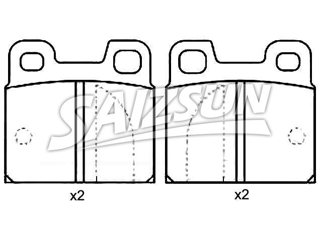 тормозная кладка Brake Pad Set:0060 724 237