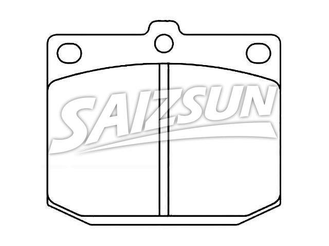 тормозная кладка Brake Pad Set:41060-18W25