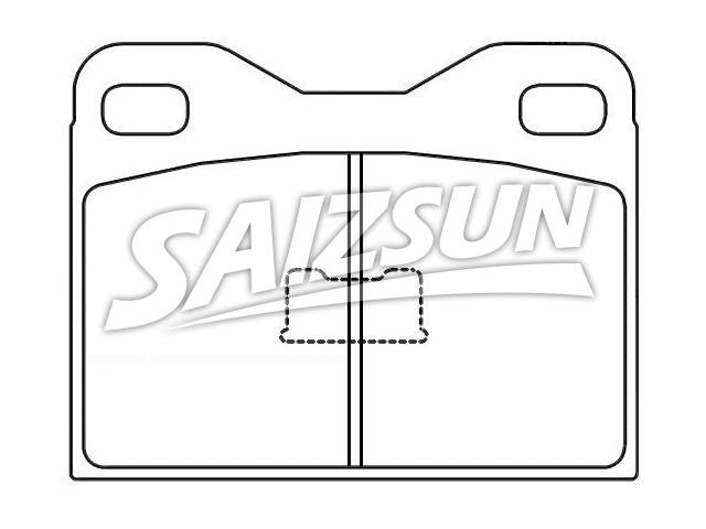 тормозная кладка Brake Pad Set:431 698 151 J