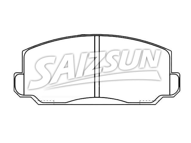 тормозная кладка Brake Pad Set:45022-671-305