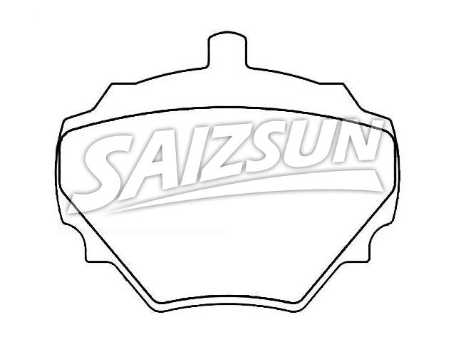 тормозная кладка Brake Pad Set:GBP90266