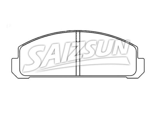 тормозная кладка Brake Pad Set:8532-49-230A