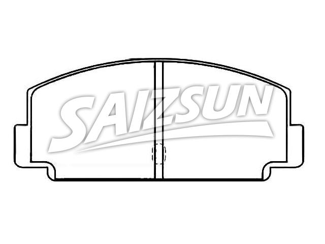 тормозная кладка Brake Pad Set:29625-031090