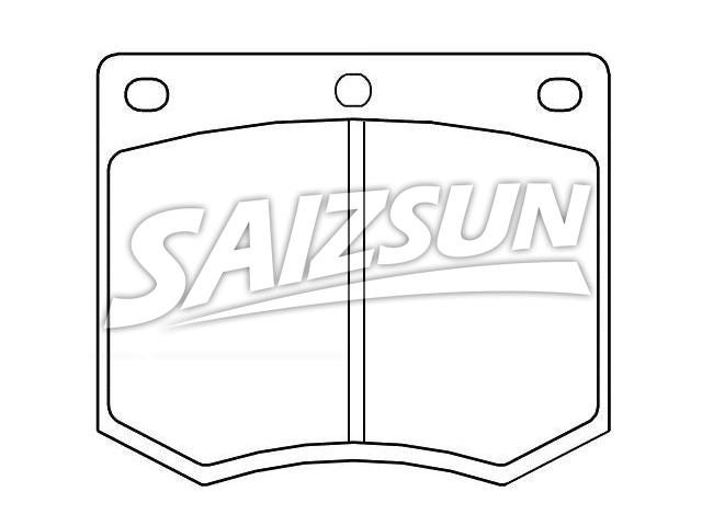 тормозная кладка Brake Pad Set:GBP90216