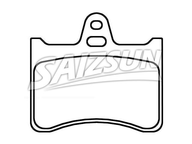 тормозная кладка Brake Pad Set:4251.29