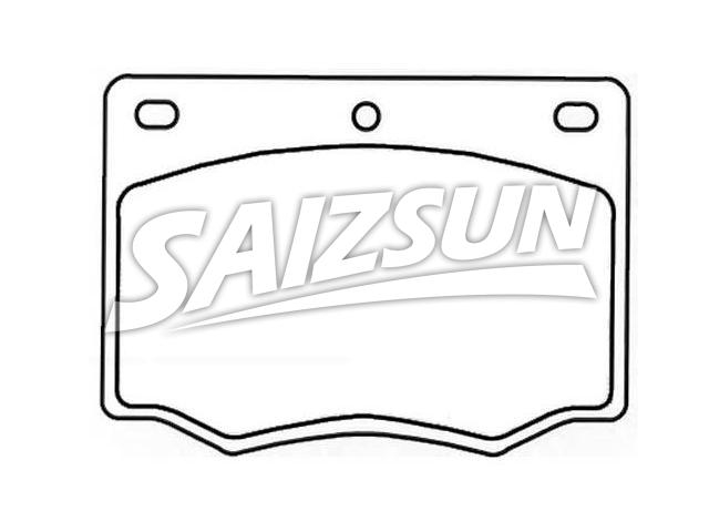 тормозная кладка Brake Pad Set:1 576 947