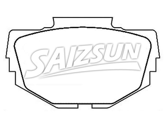 тормозная кладка Brake Pad Set:180272