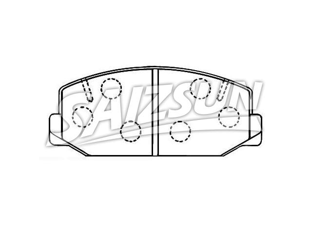 刹车片 Brake Pad Set:04491-14090