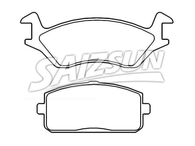 刹车片 Brake Pad Set:04465-10170