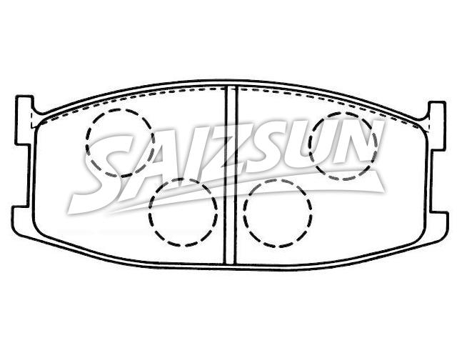 刹车片 Brake Pad Set:8173-49-280A