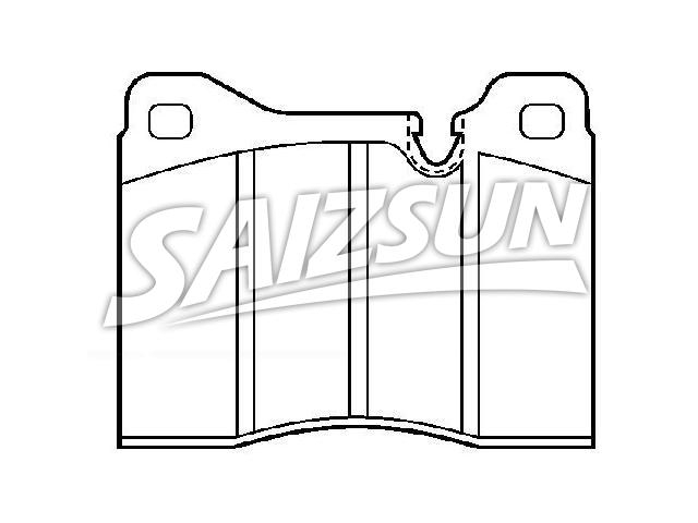 刹车片 Brake Pad Set:0060 736 109