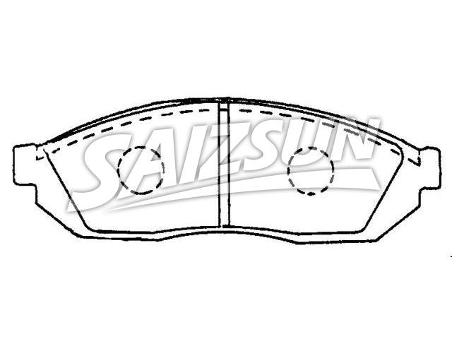 刹车片 Brake Pad Set:55210-78460