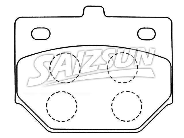 刹车片 Brake Pad Set:04491-87701
