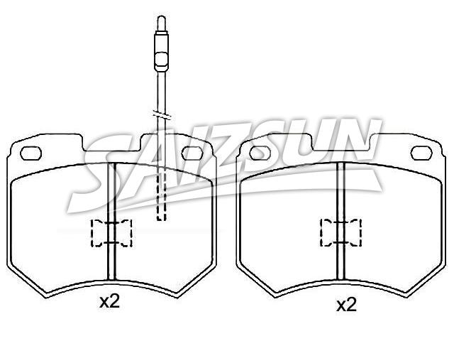 刹车片 Brake Pad Set:431 698 151