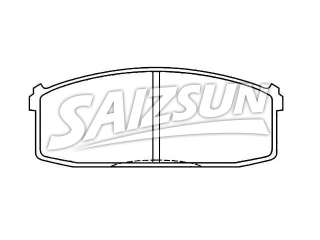 刹车片 Brake Pad Set:41060-01F87
