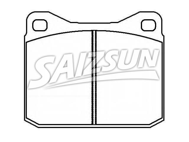 刹车片 Brake Pad Set:281 698 151